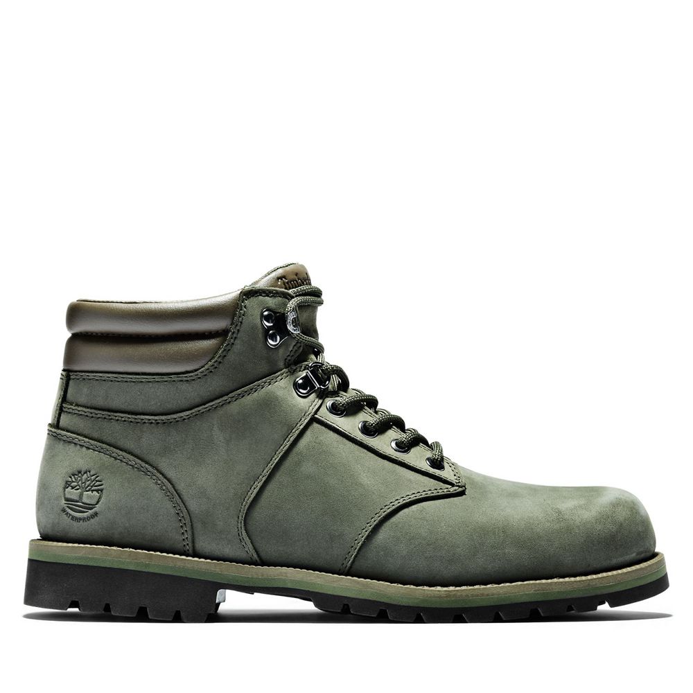 Timberland Mens Hiking Boots Redwood Falls Waterproof Mid - Dark Green - India QR2361758